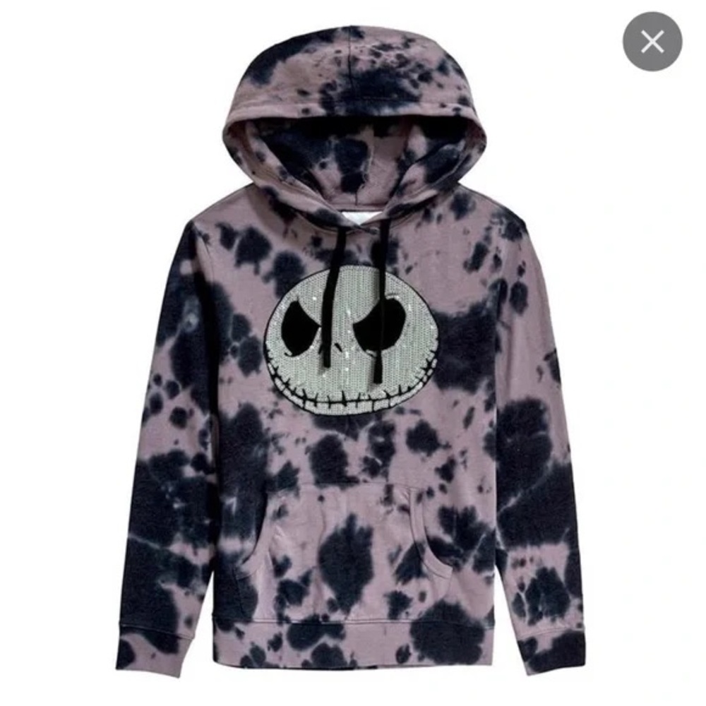 Disney Nightmare Before Christmas Jack Skellington Halloween Hoodie XS